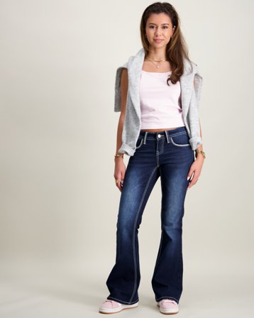 RYVLS Deco Detail Jeans Blau Jeans Mädchen - Kids Brand Store