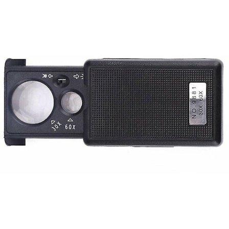 30 gånger 60 gånger LED-ljusinspektionslampa Smyckeidentifiering