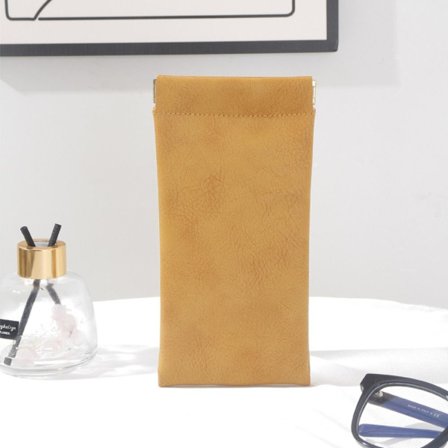 Brilleoppbevaringspose Lesebrilleveske ORANSJE