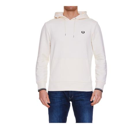 Fred Perry, Sweater Biały, Mężczyzna, Rozmiar: S