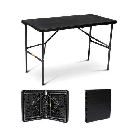 Proworks Foldable Table 122x60x74cm Black