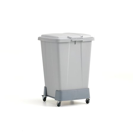 Pakettitarjous OLIVER, 1x90 l jäteastia + harmaa kansi + kärry