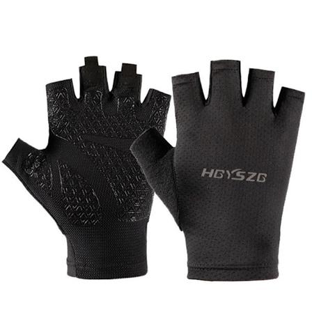Lasten Unisex-k sineet Stretch-sormettomat silikonikahvat Black Medium Junior