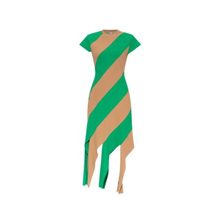 Stella McCartney Kjole Grøn, Dame, Størrelse: 2XS