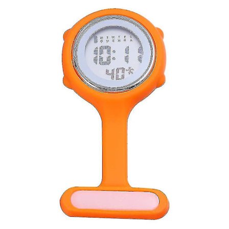 Elektronisk Multifunktionell Sjuksköterske Klocka Silikon Sjuksköterske Klocka Luminous Alarm Chronograph Digital Bröstklocka db