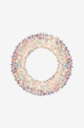 Star Trading - Utendørs krans Magic 30cm - Hvit - Julepynt - Fra Homeroom