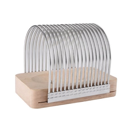 Kartoffelskærer, Kartoffelbrødskiver, Fast Rustfrit Stål Madskærer til Skæring af Tomat, Kartoffel, Kød, Brød og Kage