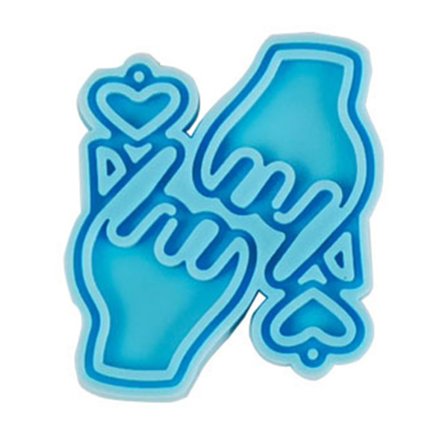 Valentinsdag Øreringe Epoxy Resin Form Øredråbe Danglers Silikoneform DIY