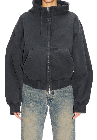 Hope Bubble Zip Hoodie Tröjor Herr Svart 52