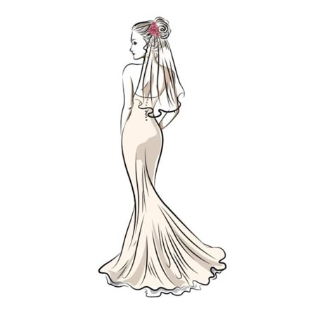 Wedding girl Affisch A4