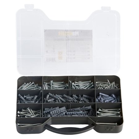 Probuilder ruuvi- ja tulppasarja - 330 kpl