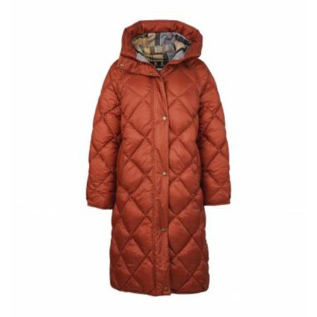 Barbour Down Coats Orange, Dame Parka