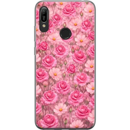 Yhteensopiva Puhelinkuori Huawei Y6 (2019) Petal Reverie Blush Rose