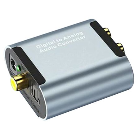 Audio Decoder Konverter Koaksial Optisk Fiber Digital Audio Til Analog 3.5 Jack L/r Rca Spdif Stereo