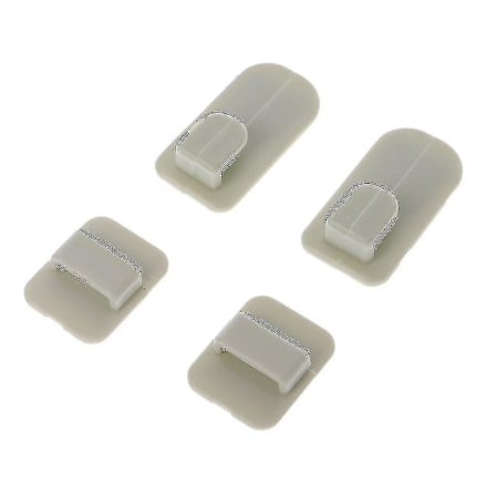 2-pack TV-fjärrkontroll Klistermärke Organiseringsställ Hållare Hängare