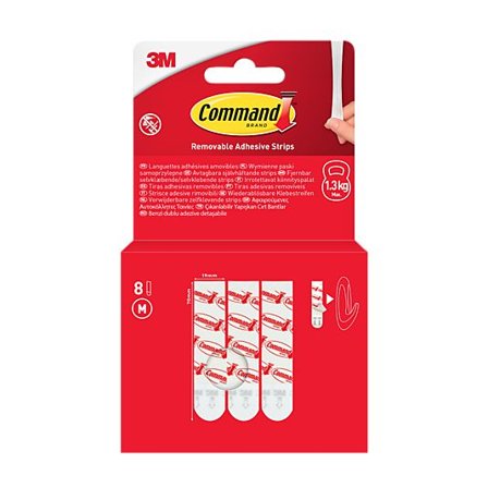 COMMAND Strips for generell bruk medium 8 strips