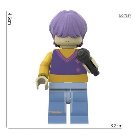 K-Witcher Lumira Zoe Byggklossfigur – K-POP Anime Leksak för Barn & Tonåringar