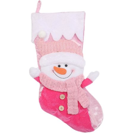 Julstrumpor Rosa julstrumpor Öppen spis Hängande godispresentstrumpor Hem Jul jul