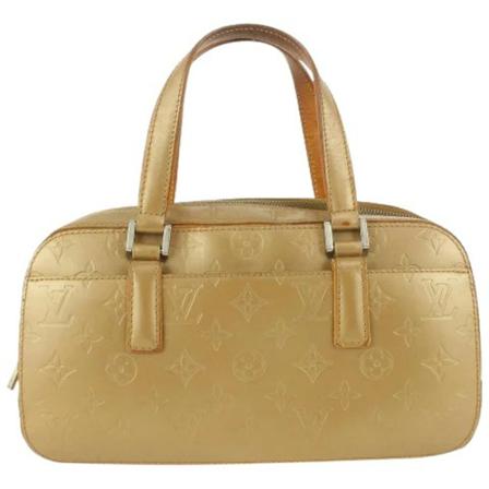 Louis Vuitton Vintage, Pre-owned Leather louis-vuitton-bags Geel, Dames, Maat:ONE Size