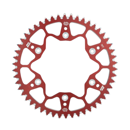 Zębatka Tył Moto-Master 7075 Series 520 Aluminium Czerwona - Honda CRF 450R-S 2022-2024