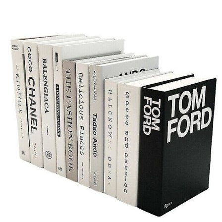 Lyxiga fejk-böcker, tillbehör, heminredning, soffbord, designböcker BH-429