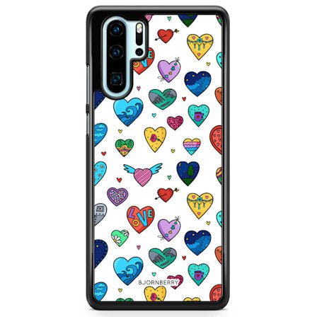 Bjornberry Hårdskal Huawei P30 Pro - Hjärtan