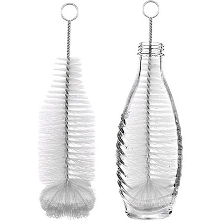 Flaskebørste, Avanceret Rengøringsbørste til Glasflasker, Termos