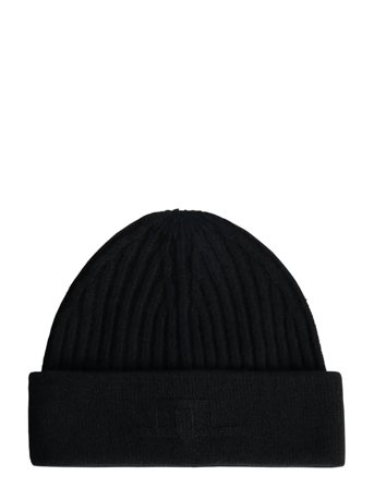 J. Lindeberg Jive Wool Beanie - Black - ONE SIZE