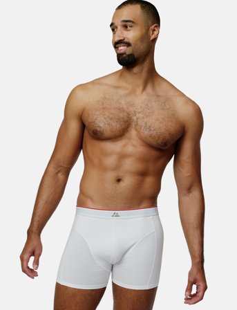 Danish Endurance Men's Bamboo Trunks - White - L