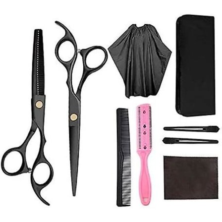 9 kpl Ammattimainen Hiustenleikkaussakset Ammattimainen Hiustenleikkaussakset Sarja Hiustenleikkaus