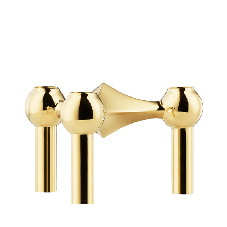 STOFF Nagel Ljusstake Stage Ljus & ljusstakar Gul 6,5X10,2CM