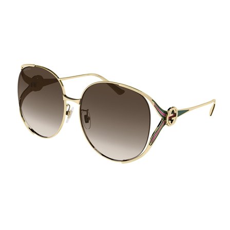 Gucci - GG0225S 007 6317 i Guld Metal
