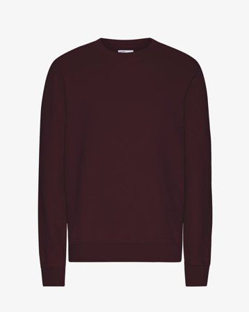 Classic Organic Crew - Oxblood Red - Male - S