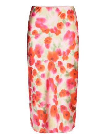 Vidinna Hw Printed Skirt /5 Pink Vila