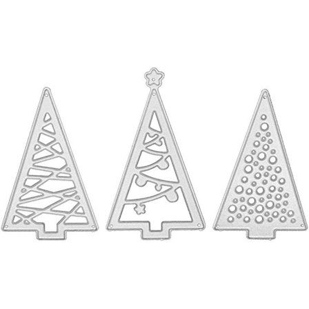 Joulukuusi Metallileikkaus Stencilit Die Cut Embosser Die Scrapb