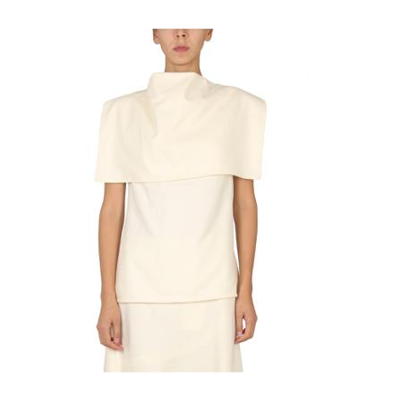 Jil Sander T-Shirts , Wit , Dames , Maat: S