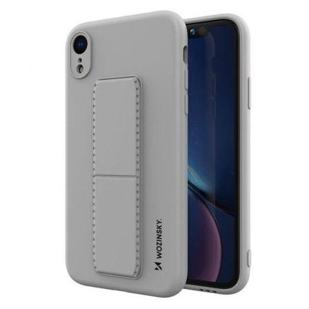 Wozinsky Kickstand Skal Med Fingerhållare Iphone Xr Grå
