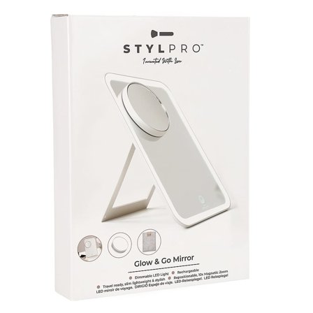 STYLPRO Glow and Go Travel Mirror, Tøj & Bolig, Tilbehør, Makeupspejle