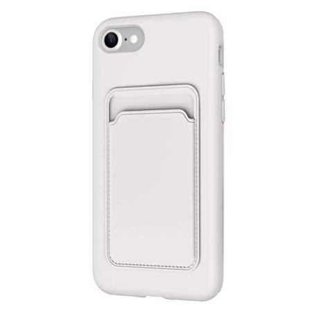 Skal med Kortfack - iPhone 8 Vit