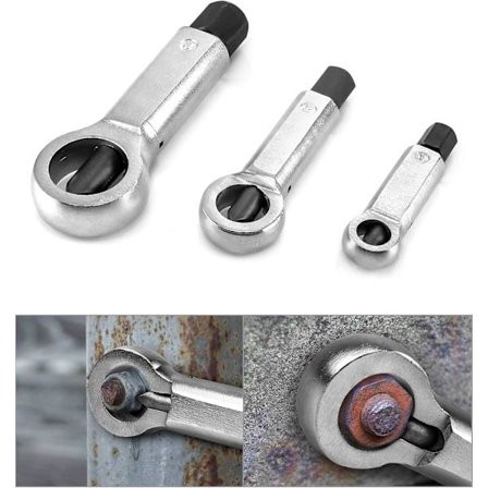 Mutterinjakajasarja Mutterinjakajatyökalu vaurioituneiden muttereiden poistamiseen 9-12 mm 12-16 mm 16-22 mm 3 kpl