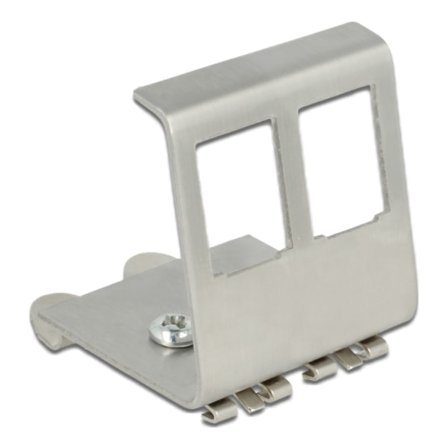 Keystone Metal Mounting 2 Port for DIN rail