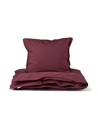 Studio Feder Studio Feder Junior Sæt Percale Burgundy 100x140cm/40x45cm, Tøj & Bolig, Sengetøj, Sengetøj Til Børn