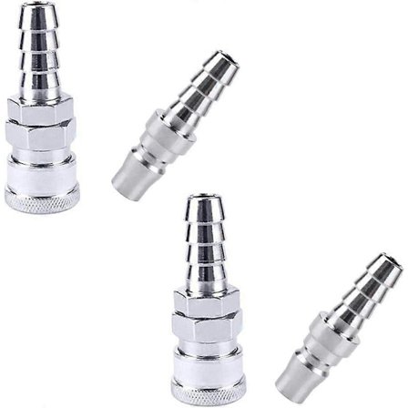 Trykluft Hurtigkobling 2 Par SH20 + PH20 Luftslange Hurtigkoblinger Kompressor Kobling Pneumatisk Kobling Kompressor Kobling Pneumatisk Qu