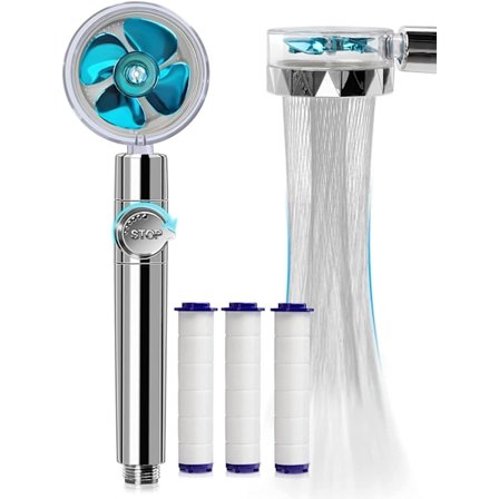 Hånd turbo brusehoved stort udløb filtrering hud skønhed p