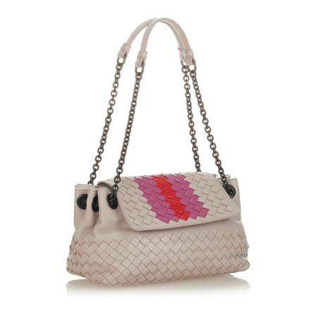 Bottega Veneta Vintage, Shoulder Bags Wit, Dames, Maat:ONE Size