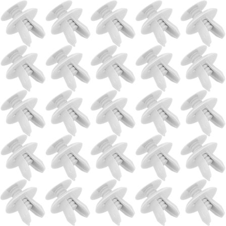25 stk. bilclips, bilplastclips, bilfikseringsclips, karosseriværktøj, plast