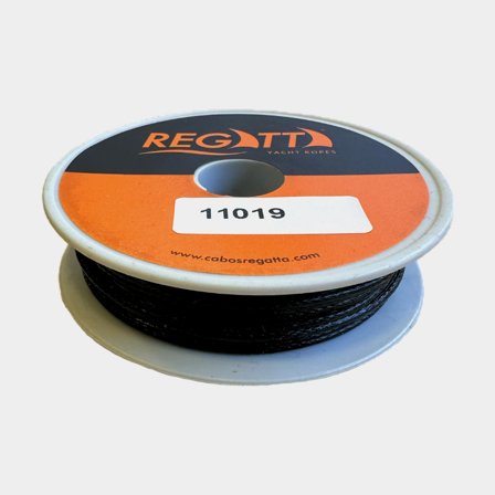 Linha de costura para cabos Regatta Ropes Whipping Twine Box, 20 metros, 1.5 mm, preto, encerado