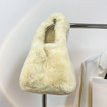 Plys Taske Skuldertaske HVID