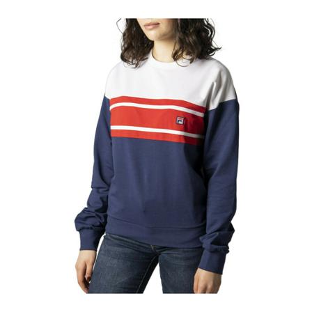 Fila T-shirts striped vit, Dam, Dam, Storlek: M