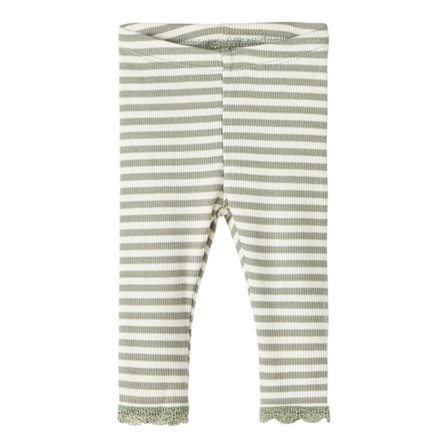 Name it Baby Pige Stribede Bukser Grøn, Størrelse 62